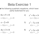 A18a Solving Quadratic Equations By Factorising BossMaths