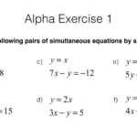 A19b Solving Two Linear Simultaneous Equations Graphically Or