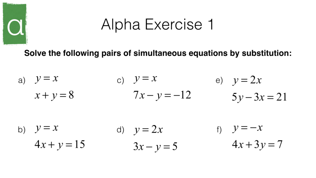 A19b Solving Two Linear Simultaneous Equations Graphically Or 