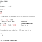 Algebra 2 Solving Systems Of Equations Answer Key Solving Linear And