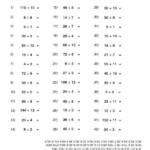 Algebra Worksheets Year 7 Printable Learning How To Read