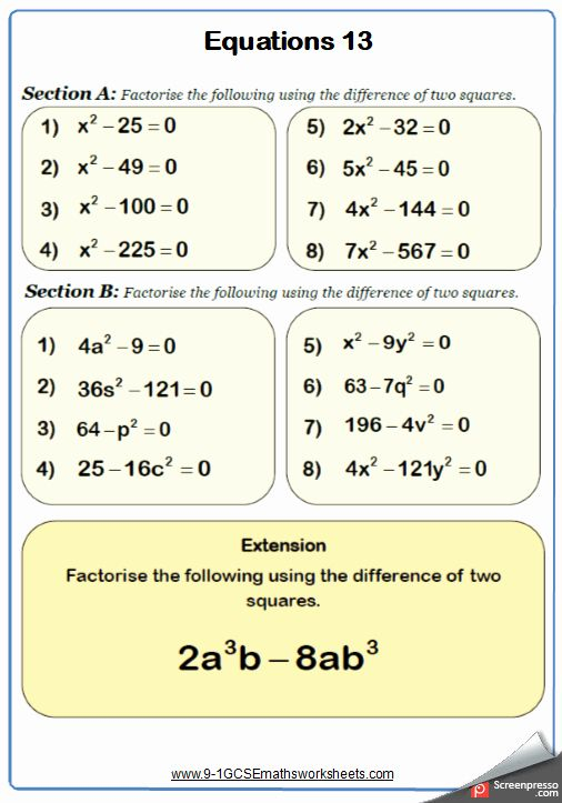 Awesome Quadratic Equation Worksheet Pdf The Blackness Project