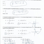 Characteristics Of Linear Functions Practice Worksheet B Answer Key