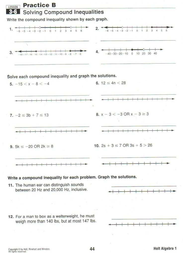 Compound Inequalities Worksheet You Calendars Https www 