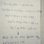 Example Of Rational Algebraic Equations Transformable To Quadratic