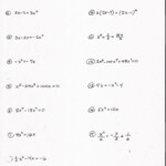 Factoring By Grouping Worksheet Answers 34 Algebra 2 Factoring