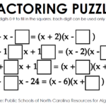 Factoring Polynomials Worksheet With Answers Preschool Kindergarten Worksheets