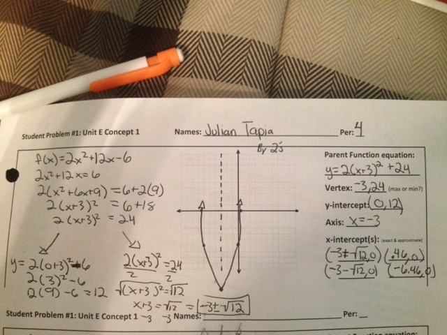 Julian T s Math Analysis Blog SP 1 Unit E Concept 1 Identifying X 
