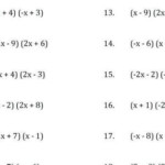 Kuta Software Algebra 2 Solving Quadratic Equations By Factoring