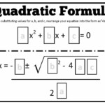 Math Love Quadratic Formula Templates