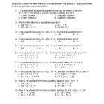 Mathematics 9 Quarter1 Week1 Post Test Summative Test In Illustration