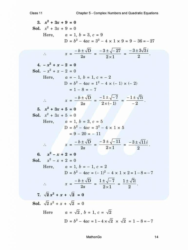 NCERT Solutions For Class 11 Maths Chapter 5 Exercise 5 3 MathonGo
