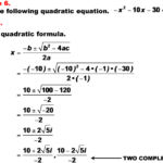 Quadratic Equation Imaginary Roots Example IMAGECROT