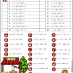 Quadratic Equation Worksheet Easy Thekidsworksheet