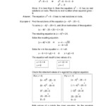 Quadratic Formula Practice Worksheet