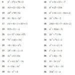 Quadratic Inequalities Worksheet With Answers Kidsworksheetfun