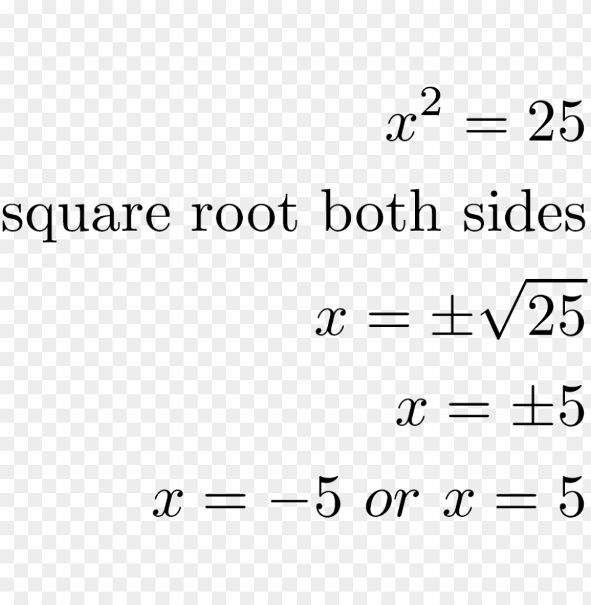 Solve Quadratic Equation By Using Square Root Property Tessshebaylo