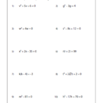 Solve The Quadratic Equation Using Factorization Method Quadratics