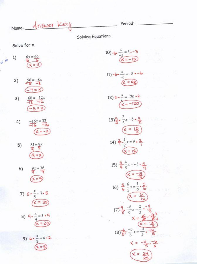 Solving One And Two Step Equations Worksheet Kuta Tessshebaylo