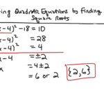 Solving Quadratic Equations By Extracting Square Roots Worksheet