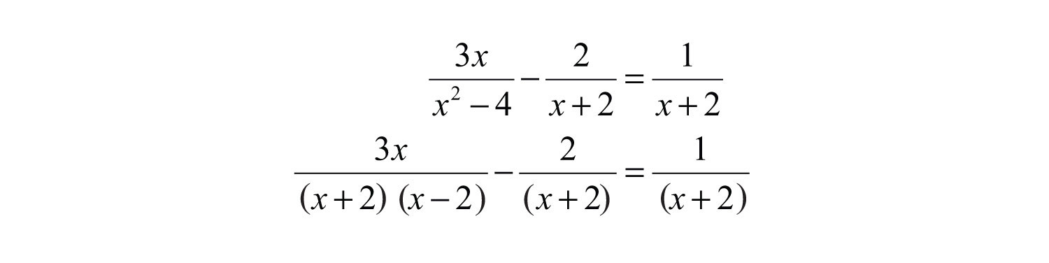 Solving Rational Equations