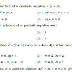 Study Notes For Delhi Public School Quadratic Equations Class X Worksheet
