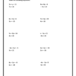 Substitution Method Worksheet Answers Escolagersonalvesgui