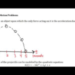 The Quadratic Formula And Projectile Motion YouTube