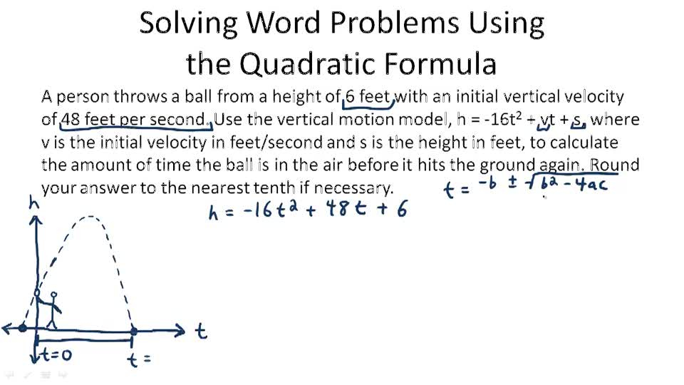 The Quadratic Formula Video Algebra CK 12 Foundation