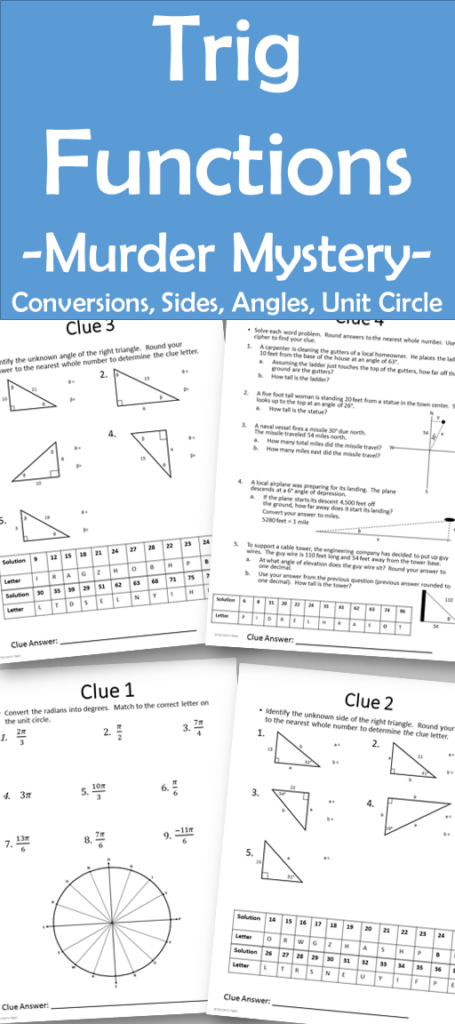 Trig Equations Worksheet 5 1 Answer Key Tessshebaylo