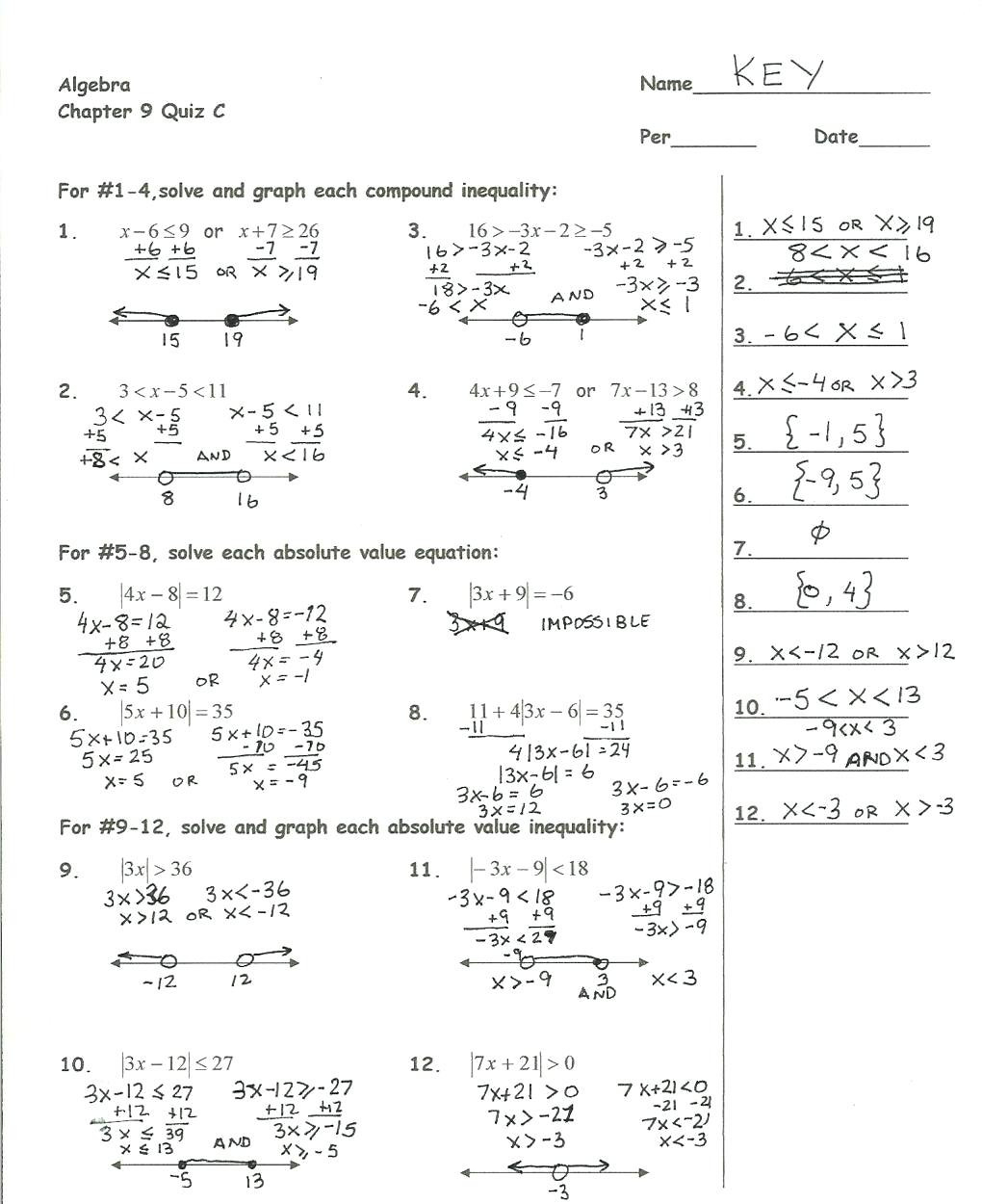 Worksheet Using The Quadratic Formula Worksheet Worksheets Db excel