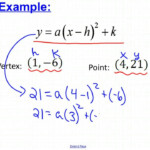 Worksheets For Quadratic Equations Vertex Form Worksheet