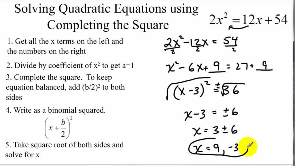 You Should Probably Know This How To Solve Quadratic Equations By 