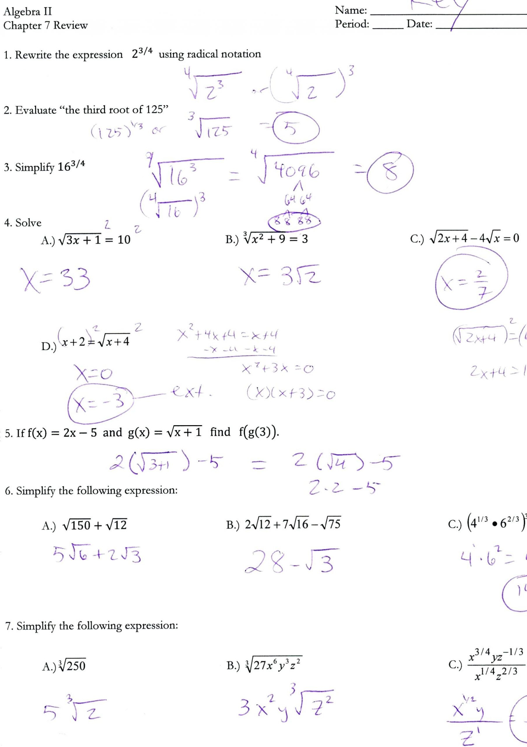 30 Quadratic Equation Worksheet With Answers Education Template