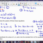 Algebra 2 Lesson 4 3 Modeling With Quadratic Functions YouTube