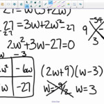 Algebra 2 Trig 1i j Quadratic Applications Projectile Motion