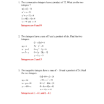 Application Of Quadratic Functions Worksheet With Answers Function