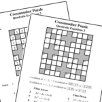 Crossnumber Puzzle Quadratic Equation 2 Teaching Resources