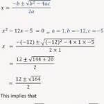 Deriving The Quadratic Formula Worksheet
