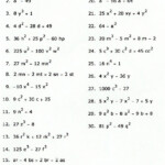 Factoring Practice Special Cases