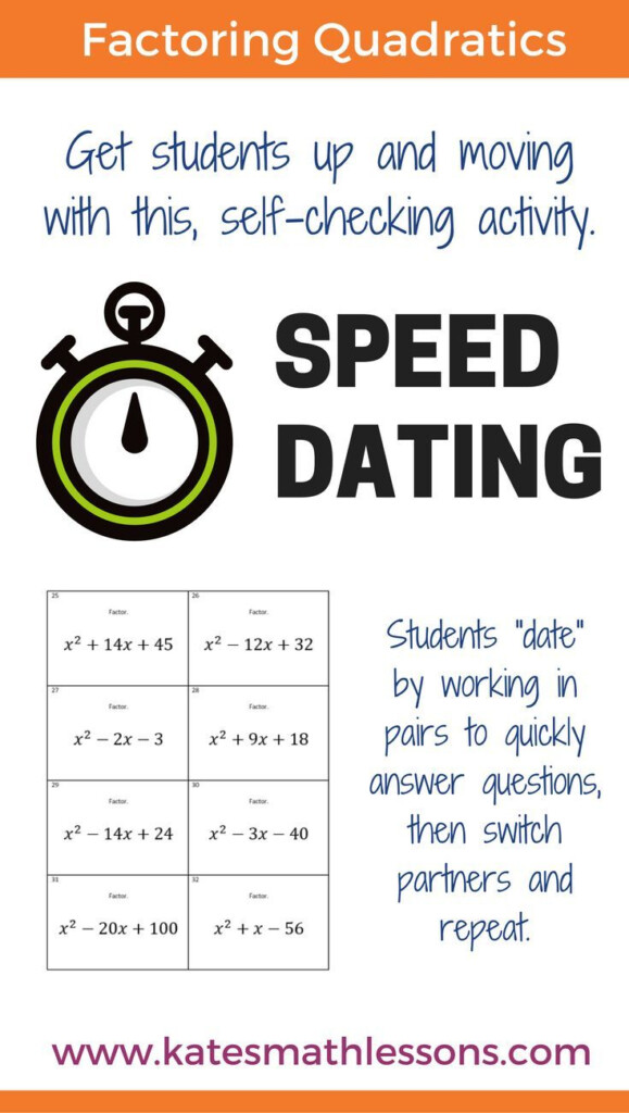 Factoring Quadratics Worksheet Doc Quadraticworksheet