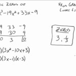 Finding The Zeros Of A Polynomial Function YouTube