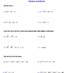 Finding Zeros Of A Polynomial Worksheet Tomas Blog