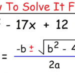 Formula Quadratic Equation Examples Pametno