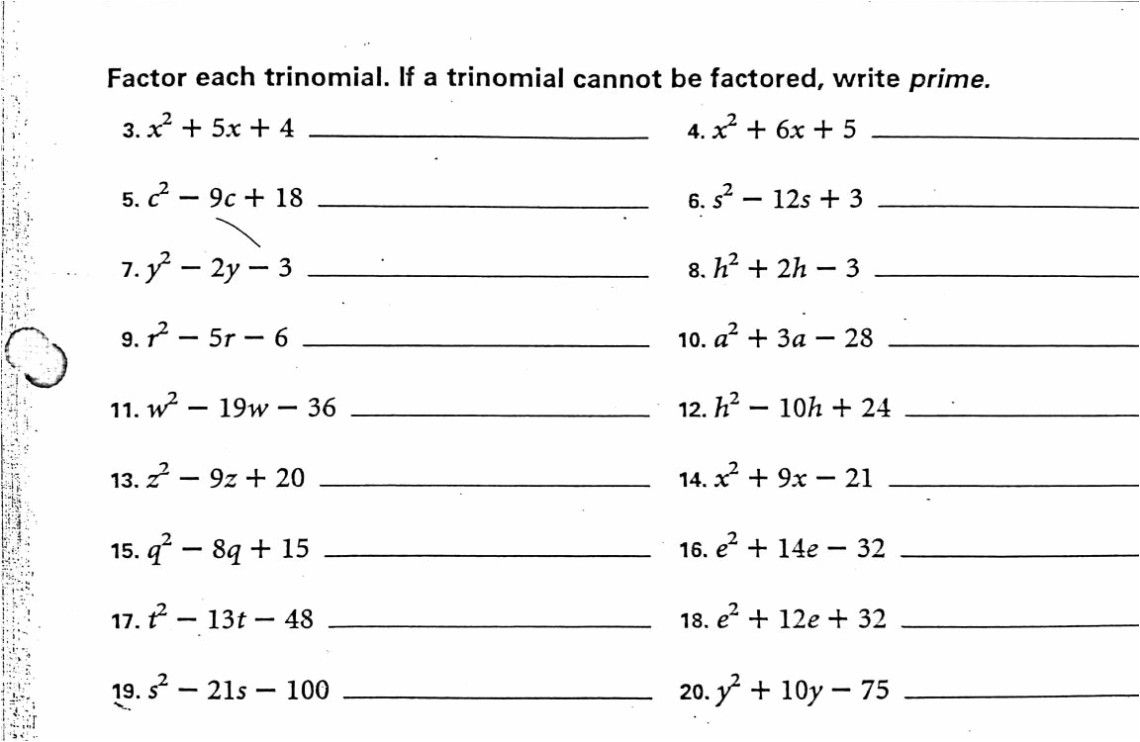 Gcf Lcm Worksheet