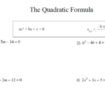 GCSE Maths Revision Quadratic Formula Teaching Resources