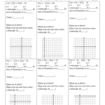 Graphing Quadratic Functions In Standard Form Worksheet Answer Key