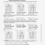 Graphing Quadratic Functions Review Worksheet Function Worksheets