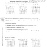Graphing Quadratic Linear Systems Worksheet Free Download Goodimg co