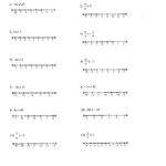 Inequalities Number Line Worksheet Worksheet For Kindergarten